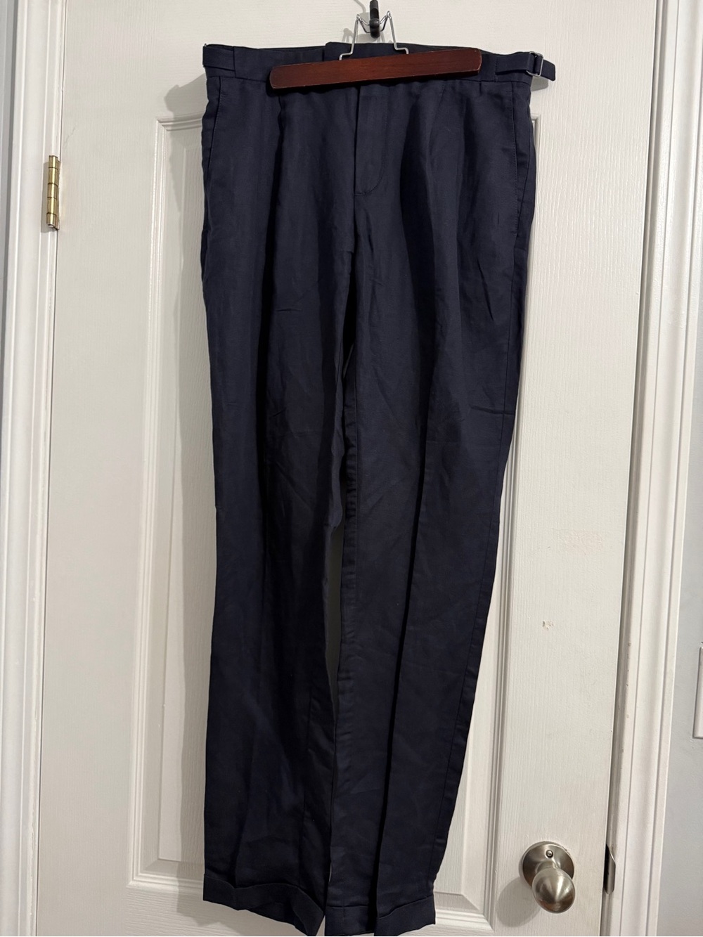 6. REISS  NAVY BLUE PANTS WAIST 32”